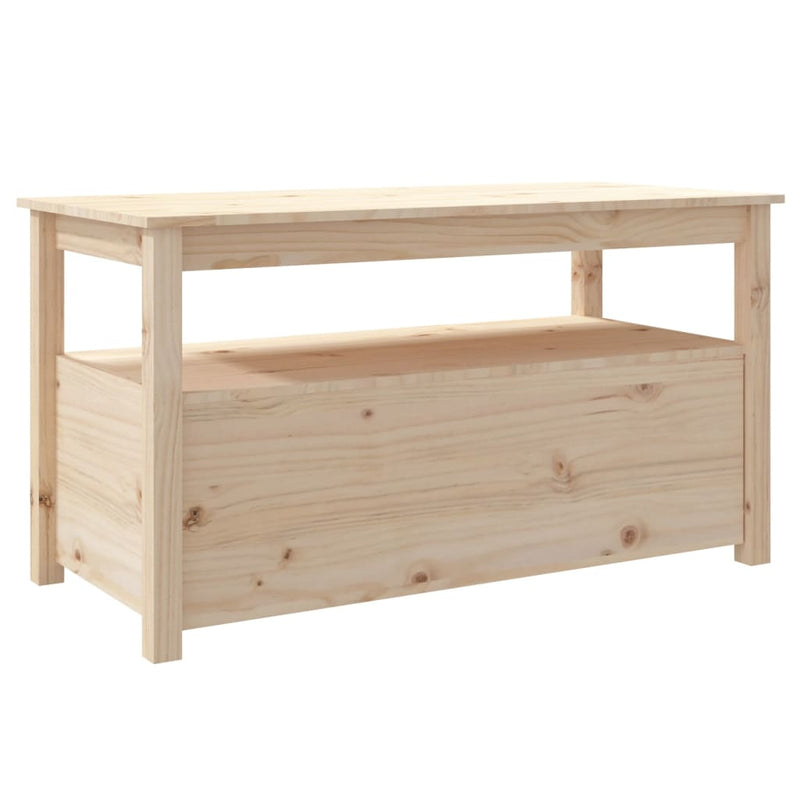 vidaXL tömör fenyőfa dohányzóasztal 102 x 49 x 55 cm