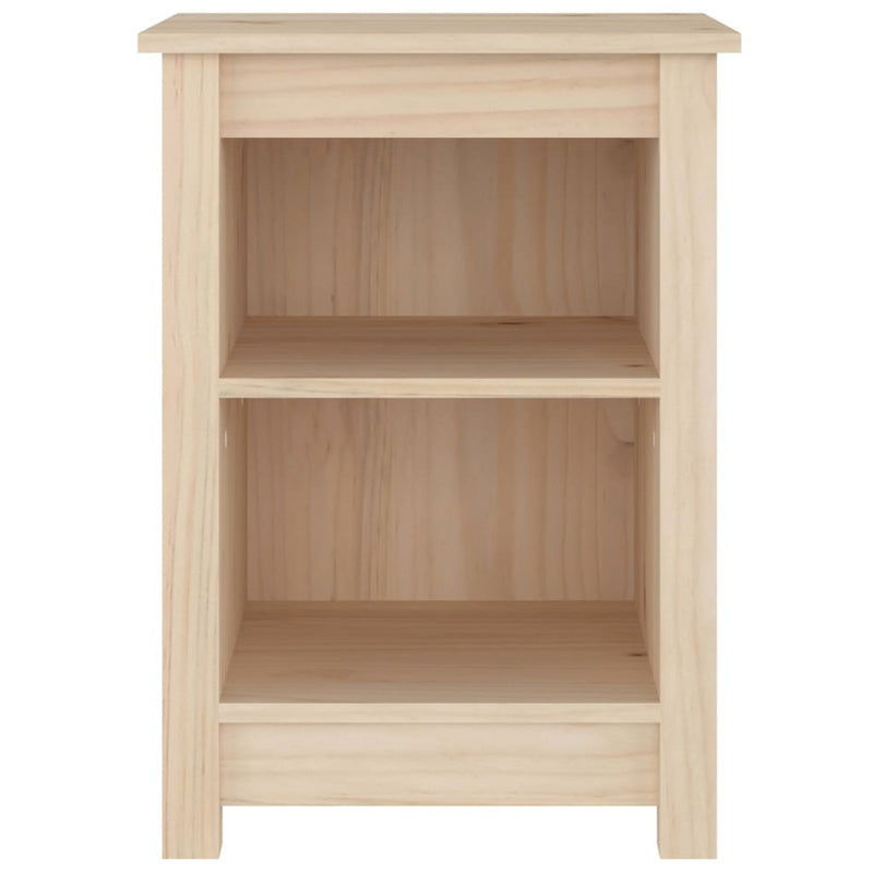 vidaXL 2 db tömör fenyőfa éjjeliszekrény 40 x 35 x 55 cm