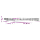 vidaXL 52 paneles fekete acél kisállatketrec ajtóval 35 x 35 cm