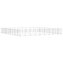 vidaXL 36 paneles fekete acél kisállatketrec ajtóval 35 x 35 cm