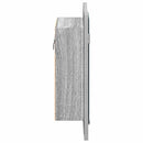 vidaXL szürke sonoma szerelt fa tükrös szekrény LED-del 40x12x45 cm