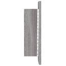 vidaXL szürke sonoma szerelt fa tükrös szekrény LED-del 40x12x45 cm