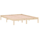 vidaXL tömör fenyőfa ágy matrac nélkül 152 x 203 cm