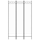 vidaXL fehér 3 paneles szövetparaván 120x200 cm