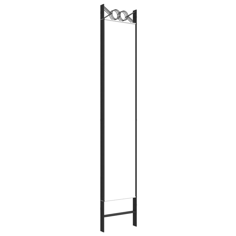 vidaXL 4 paneles fehér szövet térelválasztó 160x220 cm