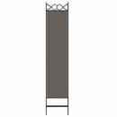 vidaXL 5 paneles antracitszürke szövet térelválasztó 200x220 cm