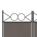 vidaXL 5 paneles antracitszürke szövet térelválasztó 200x220 cm