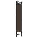 vidaXL 6 paneles barna szövet paraván 240x220 cm