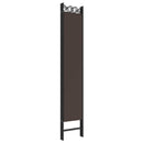 vidaXL 6 paneles barna szövet paraván 240x220 cm