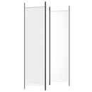 vidaXL fehér 3 paneles szövetparaván 300x180 cm