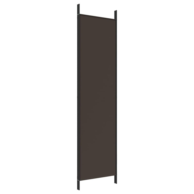 vidaXL 3 paneles barna szövet paraván 150 x 200 cm