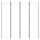 vidaXL 4 paneles fehér szövet térelválasztó 200 x 200 cm