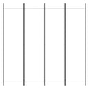 vidaXL 4 paneles fehér szövet térelválasztó 200 x 200 cm
