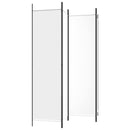 vidaXL 4 paneles fehér szövet térelválasztó 200 x 200 cm