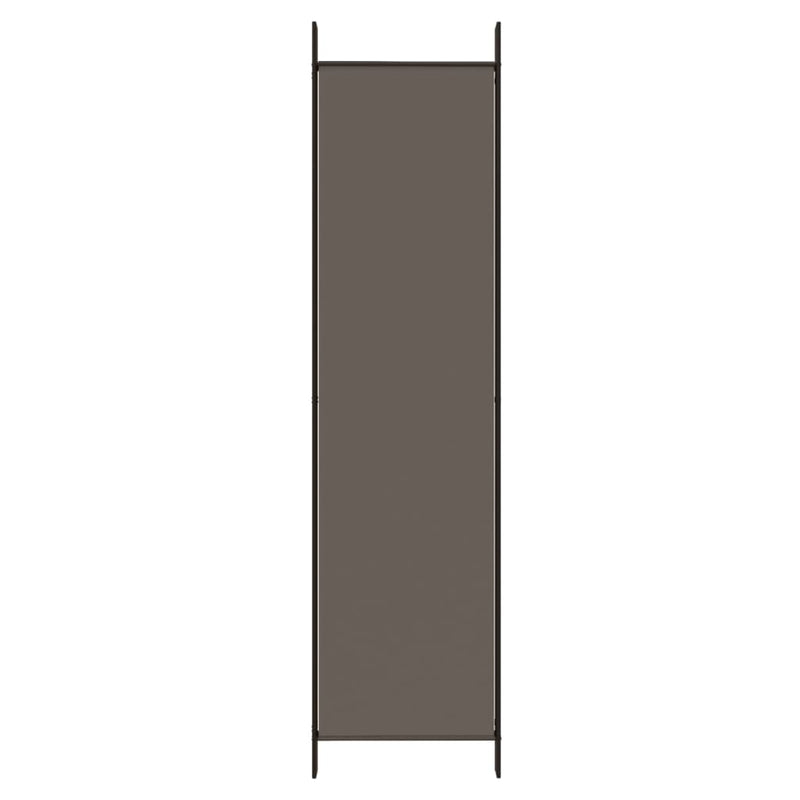 vidaXL 4 paneles antracitszürke szövet térelválasztó 200x200 cm