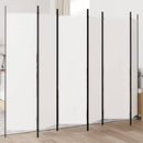 vidaXL 6 paneles fehér szövet térelválasztó 300x200 cm