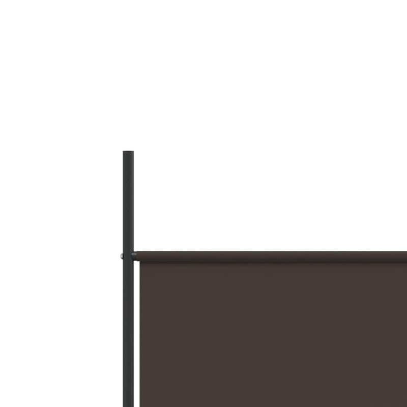vidaXL 6 paneles barna szövet paraván 300x200 cm