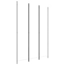 vidaXL fehér 3 paneles szövetparaván 150x220 cm