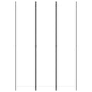 vidaXL fehér 3 paneles szövetparaván 150x220 cm
