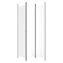 vidaXL fehér 3 paneles szövetparaván 150x220 cm