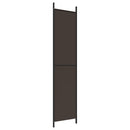 vidaXL 3 paneles barna szövet paraván 150x220 cm