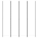 vidaXL 4 paneles fehér szövet térelválasztó 200x220 cm