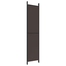 vidaXL 4 paneles barna szövet paraván 200x220 cm