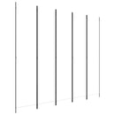 vidaXL fehér 5 paneles paraván 250x220 cm szövet