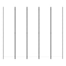 vidaXL fehér 5 paneles paraván 250x220 cm szövet