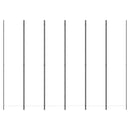 vidaXL 6 paneles fehér szövet térelválasztó 250 x 220 cm