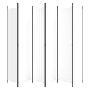 vidaXL 6 paneles fehér szövet térelválasztó 250 x 220 cm