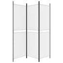vidaXL fehér 3 paneles szövetparaván 150x180 cm