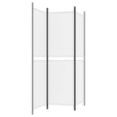 vidaXL fehér 3 paneles szövetparaván 150x180 cm