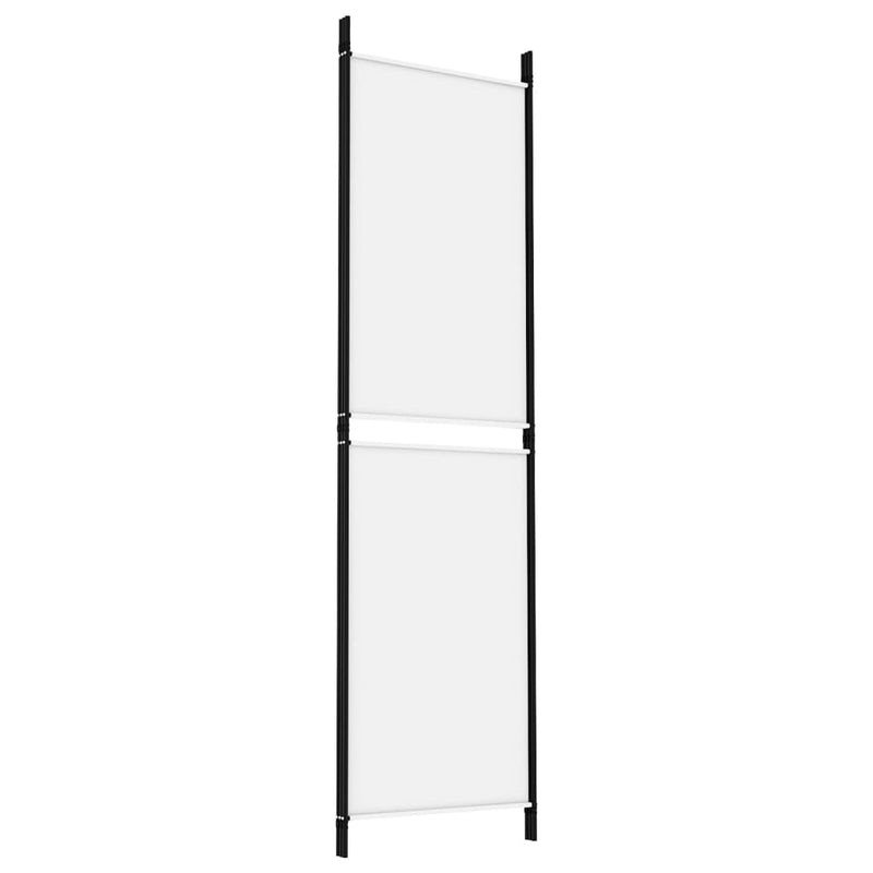 vidaXL fehér 3 paneles szövetparaván 150x180 cm