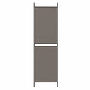 vidaXL 5 paneles antracitszürke szövet térelválasztó 250x180 cm