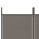 vidaXL 6 paneles antracitszürke szövet térelválasztó 300x180 cm