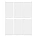 vidaXL fehér 3 paneles szövetparaván 300x180 cm