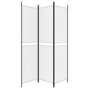 vidaXL fehér 3 paneles szövetparaván 300x180 cm