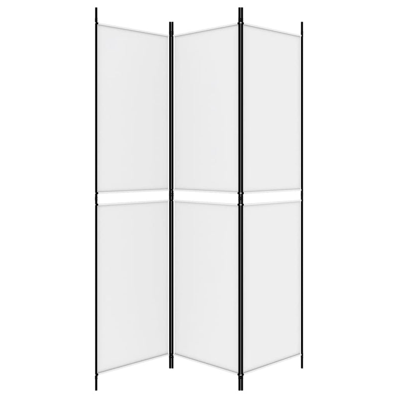 vidaXL fehér 3 paneles szövetparaván 300x180 cm