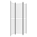 vidaXL fehér 3 paneles szövetparaván 300x180 cm