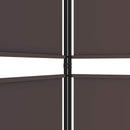 vidaXL 3 paneles barna szövet paraván 150 x 200 cm