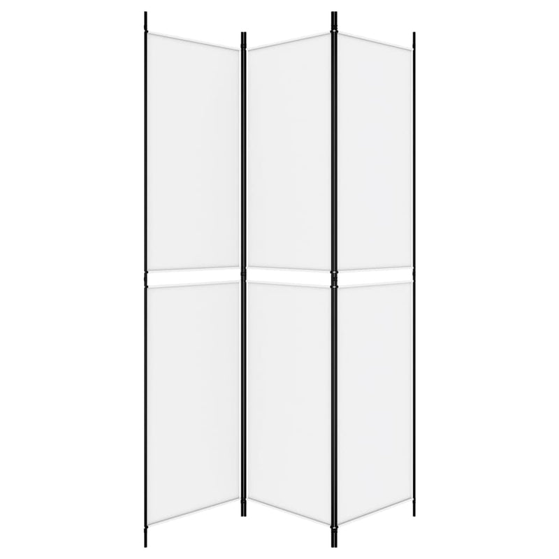 vidaXL fehér 3 paneles szövetparaván 150x220 cm