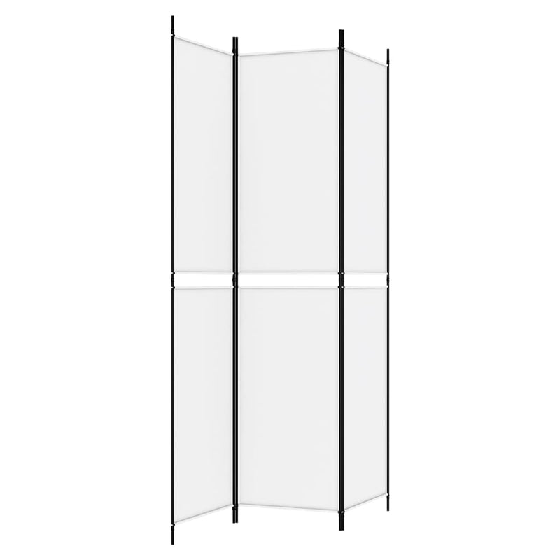 vidaXL fehér 3 paneles szövetparaván 150x220 cm
