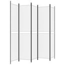 vidaXL fehér 5 paneles paraván 250x220 cm szövet