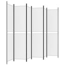vidaXL 6 paneles fehér szövet térelválasztó 250 x 220 cm