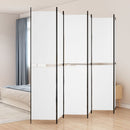 vidaXL 6 paneles fehér szövet térelválasztó 250 x 220 cm
