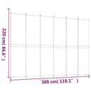 vidaXL 6 paneles barna szövet paraván 300 x 220 cm