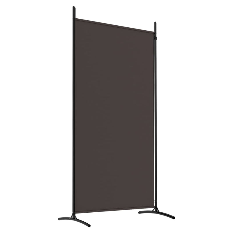 vidaXL 2 paneles barna szövet paraván 175x180 cm