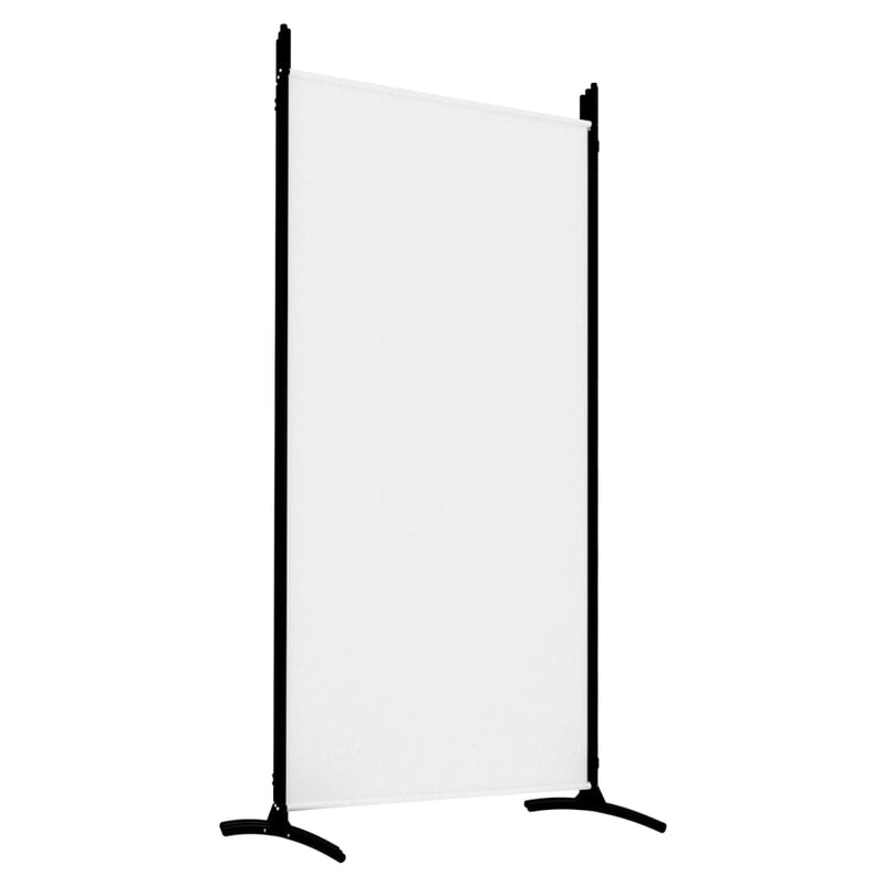 vidaXL fehér 5 paneles paraván 433x180 cm szövet