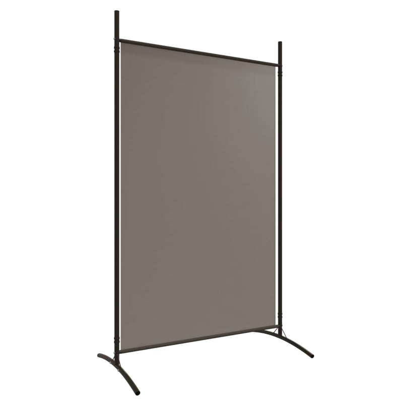 vidaXL 5 paneles antracitszürke szövet térelválasztó 433x180 cm